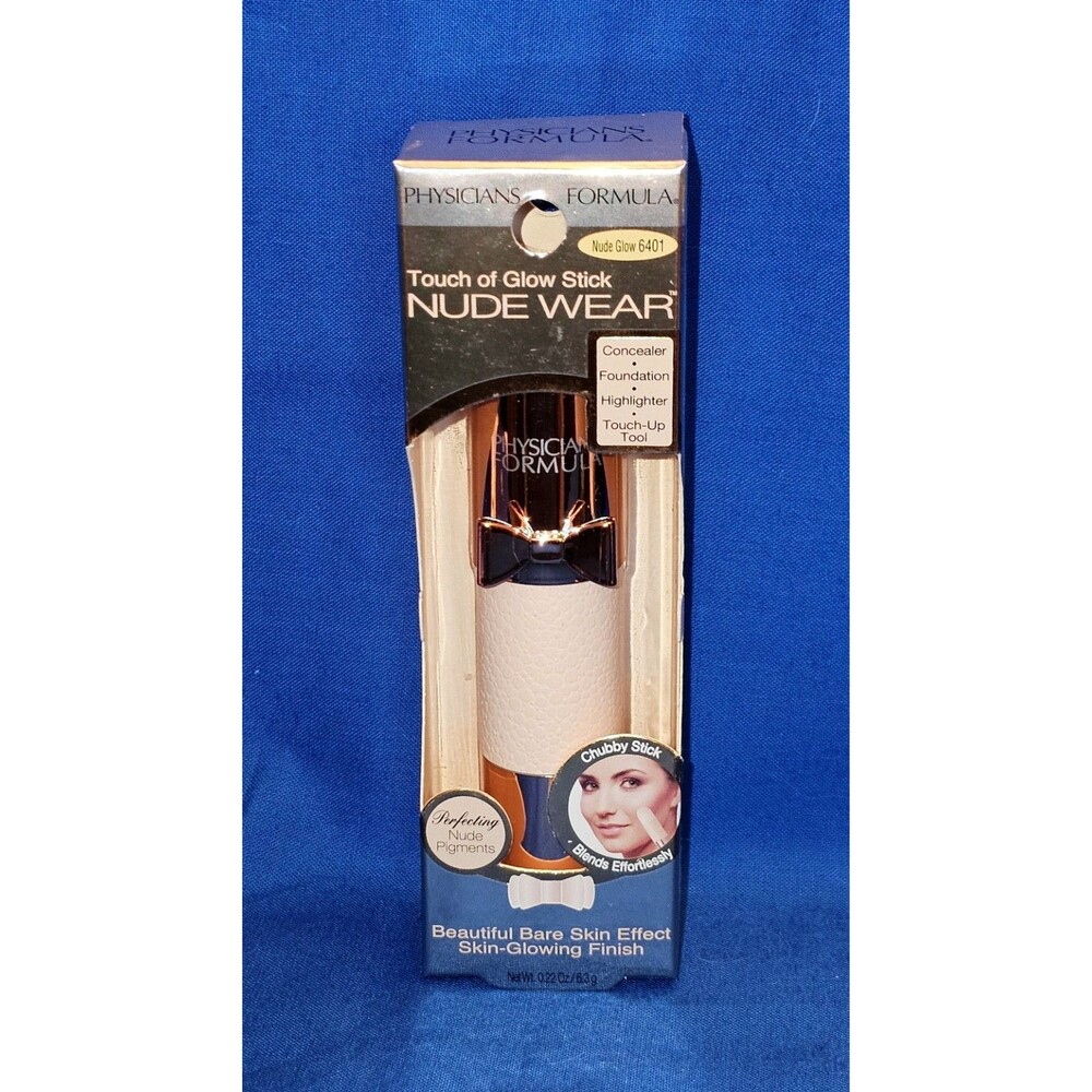 NEW Physicians Formula Nude Wear Touch of Glow Stick Concealer 6401 Nude Glow